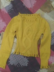 Yellow Knit Sweater