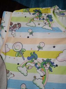 Cute Cartoon Unicorn T-Shirt