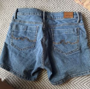 Classic Blue Denim Shorts