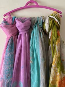 First 2 Multicoloured Dupattas Available