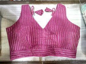 Striped Saree Blouse