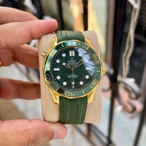 OMEGA SEAMASTER DIVER 300M – GREEN &amp; GOLD LUXURY W