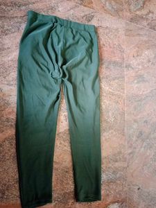 Green Casual Pants