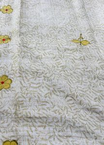 Elegant Floral Print Saree