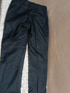 Dark Black Straight Leg Pants