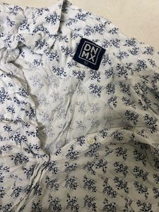 Floral Print Button-Up Shirt