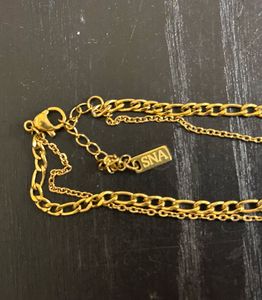 Pendant Layered Gold Necklace