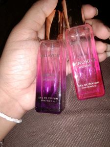 Empty Bellavita Date &amp; Senorita perfum bottles