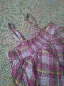 Cute Plaid Baby Doll Top age 5 year