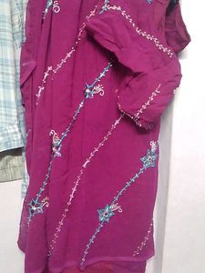 Saree With Hand Work