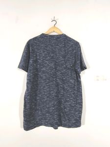 Navy Blue Printed T Shirts (Men's)