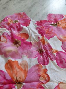 Vibrant Floral Print Kurta