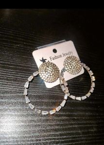 Sparkling Hoop Earrings
