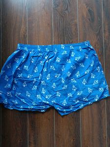 Men's Blue Rocket Print Boxers