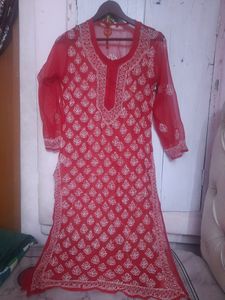 Chikankari Kurti With Inner