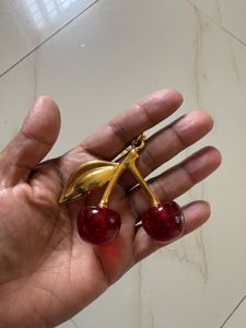 Cute Cherry Keychain