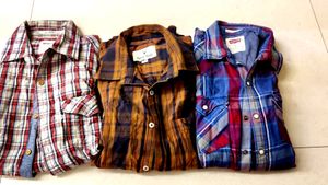 Levis and Allen Solly Shirts - Set of 3
