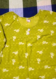 Chic Printed Kurta size M