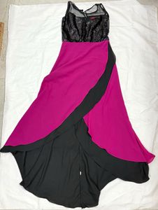 Sparkling Sequin Bodice Flowy Dress