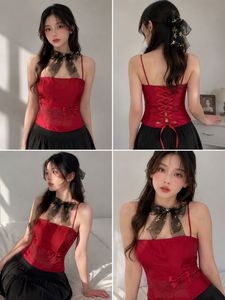 Red Corset Top