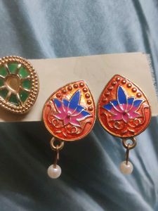 Boho Lotus Dangle Earrings
