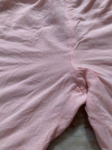 Pink Cotton Kurta Set