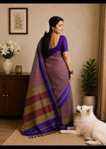 💜 Neelambari Patta De Anchu Saree  ✨