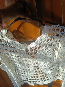 cream white  Crochet Bolero