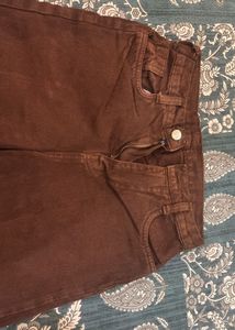 Brown Denim Jeans