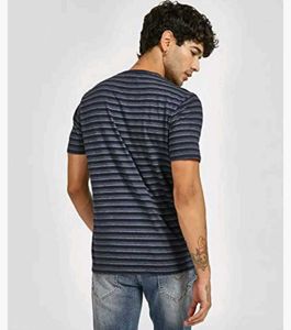 Striped Henley T-shirt