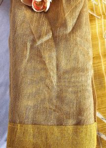 Elegant Yellow Saree