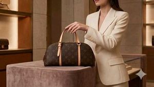 LOUIS VUITTON**SQUIRE EAST WEST BAG WD BOX