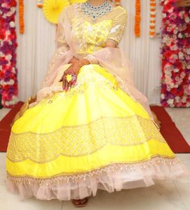 Stunning Yellow Lehenga Choli