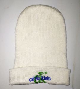 Vintage Olive Green Beanie Hat