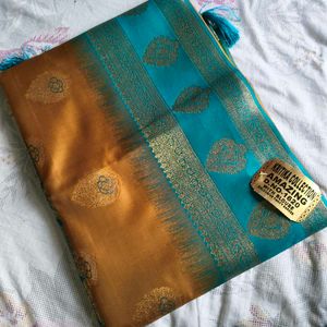 Beautiful Silk Blend Saree with Blouse