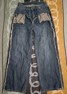 🇹🇭Wide Leg Denim Jeans