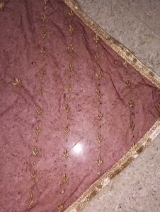 Bridal Embroidered Net Dupatta