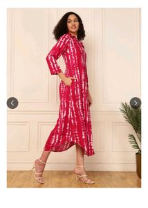 Pink Tie-Dye Kurta