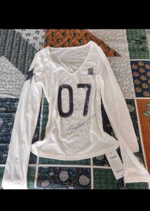 Y2K Style Long Sleeve Graphic Top
