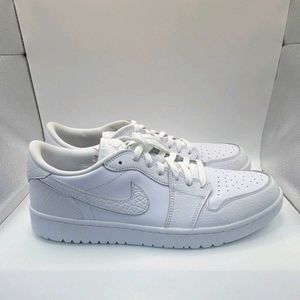 Jordan 1 Retro Low Golf White Croc