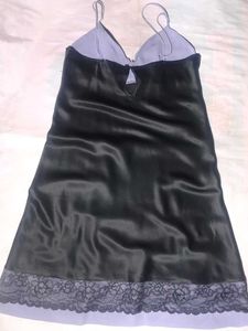 Elegant silk soft Lace Nightgown