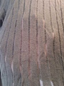 Olive Green Ribbed Puff Sleeve Top