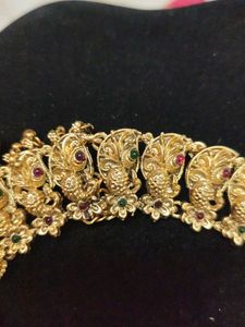 Matt gold antique finish haram