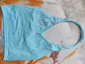 H&amp;M Halterneck V-Neck Top