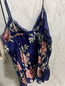 Floral Print Satin Camisole