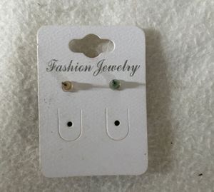 Oval Gemstone Stud Earrings