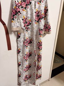 Floral Print Kurta