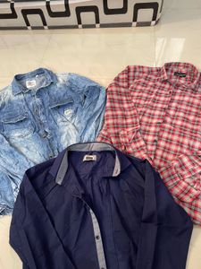 Bundle of 3 Men's Long Sleeve Shirts