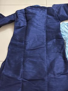 Boys Navy Blue Kurta Set