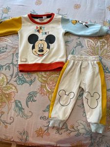 combo of 2 Cute Mickey Mouse Outfit Set